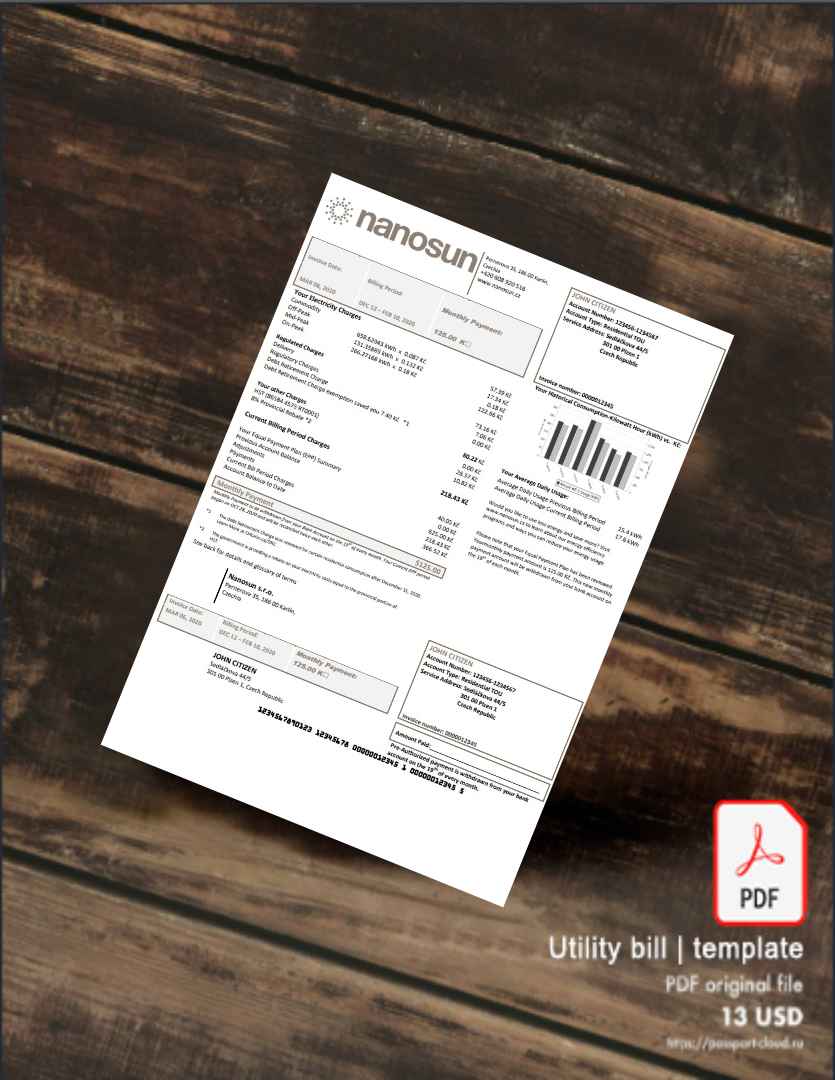 Utility bill | Albanian Power | Albania